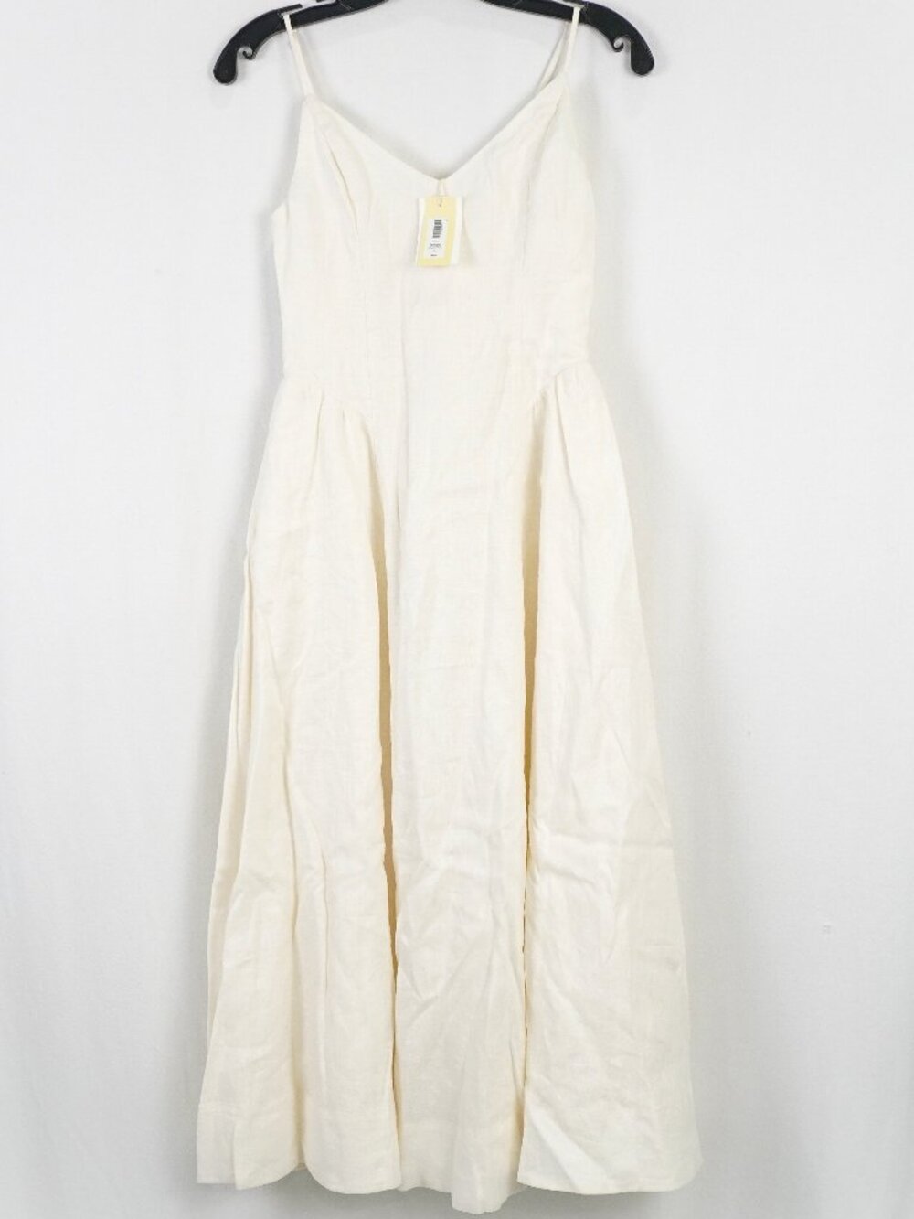 Aritzia Wilfred Technique V-Neck Maxi Dress In Light Birch Women's Size 0 - NWT